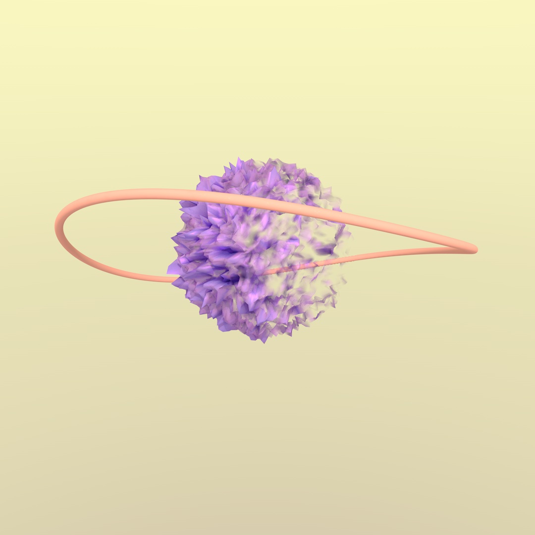 Torus ring study made in Cinema 4D