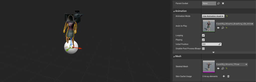Point-of-view view in Unreal Engine