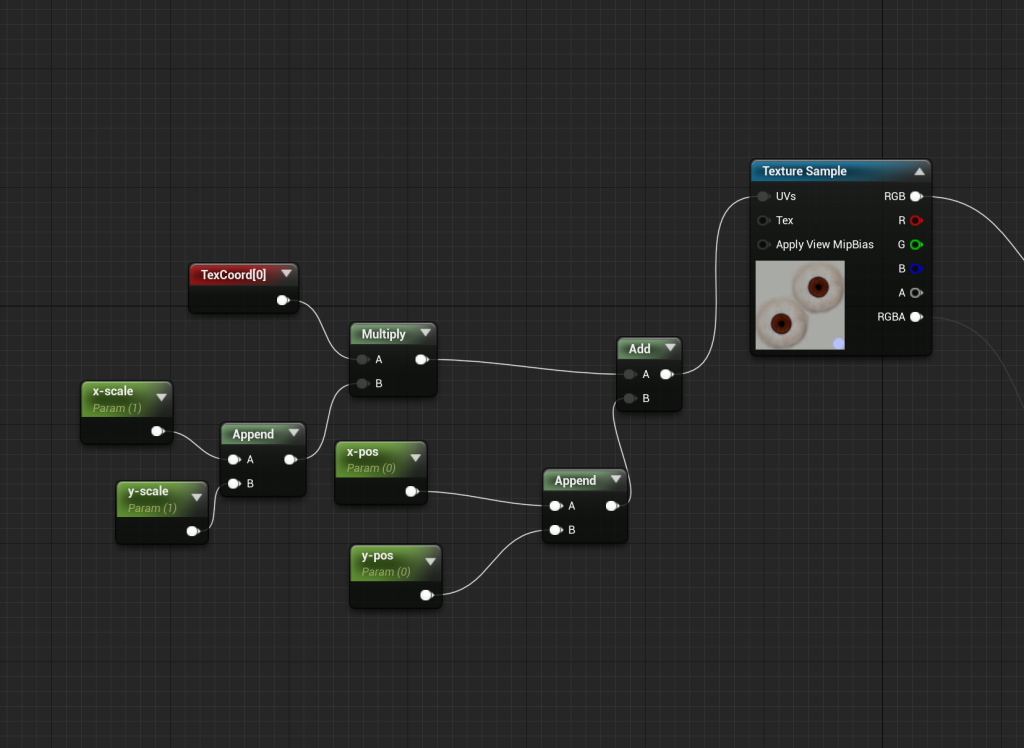 Unreal UV texture adjustment